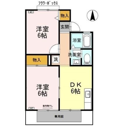 コーポシャルマン 間取り