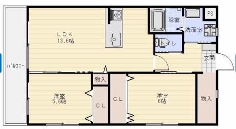 カフェ　プレッシオン 308号室 間取り