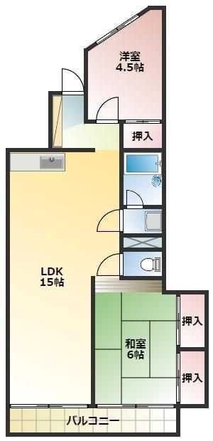 コーポサンライズ 間取り図