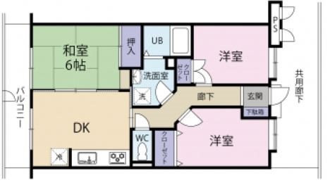 メゾンムラマツⅠ 間取り図