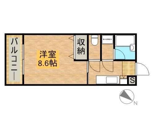 イエローハイツ佐鳴台 203号室 間取り