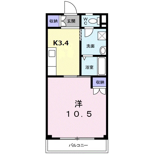 ヴィラグレイスⅡ 間取り図