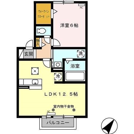 リビングタウンヴェルード 間取り図