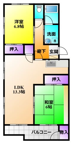 プレステージ高丘 間取り