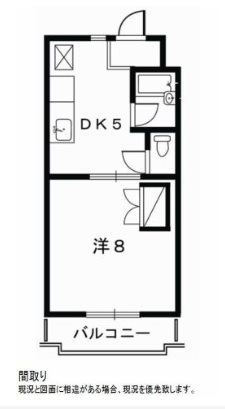 ドミールⅢ 間取り図