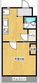 ドミールⅢ 303号室 間取り