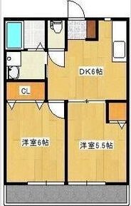 シティハイム八釼C 間取り