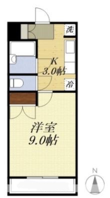 ヴィラ楠の宮Ⅱ 間取り図