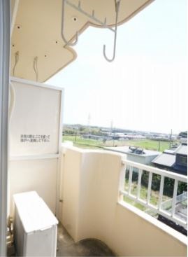 ヴィラ楠の宮Ⅱ ベランダ
