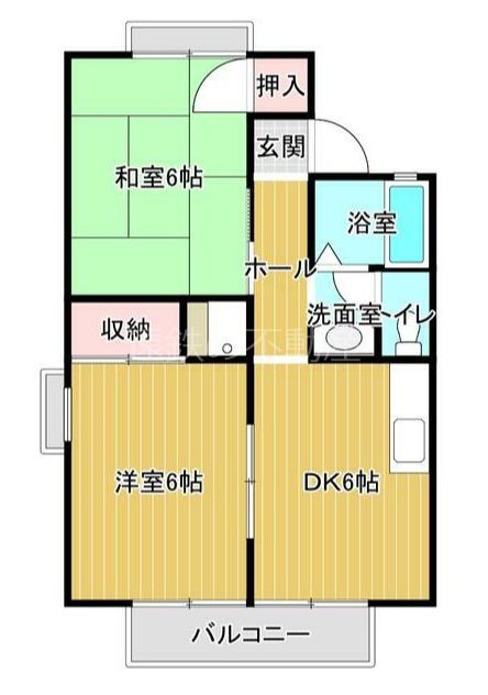 セジュール佐鳴 203号室 間取り