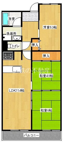 ユニライフ浜松Ⅱ 間取り図