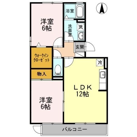 プリムヴェール 間取り図