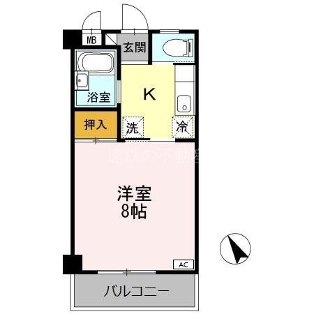 棒屋第2城北ハイツ 間取り