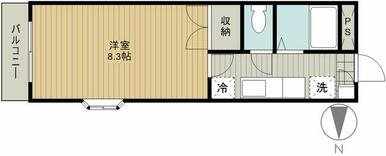 第7田畑ハイツ 間取り図