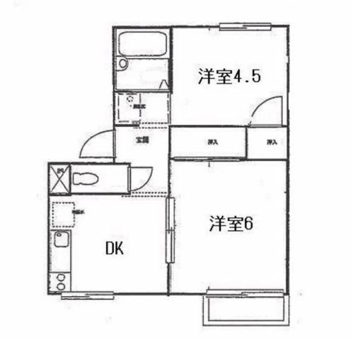 プレジール緑ケ丘 間取り図