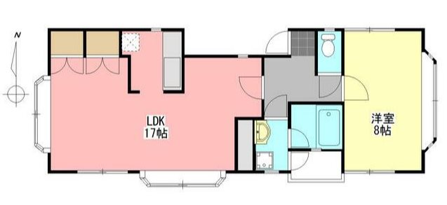 丸尾コーポ 間取り図