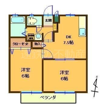 サンハイム 間取り図