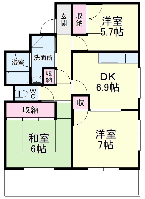 パシフィー松本 間取り図