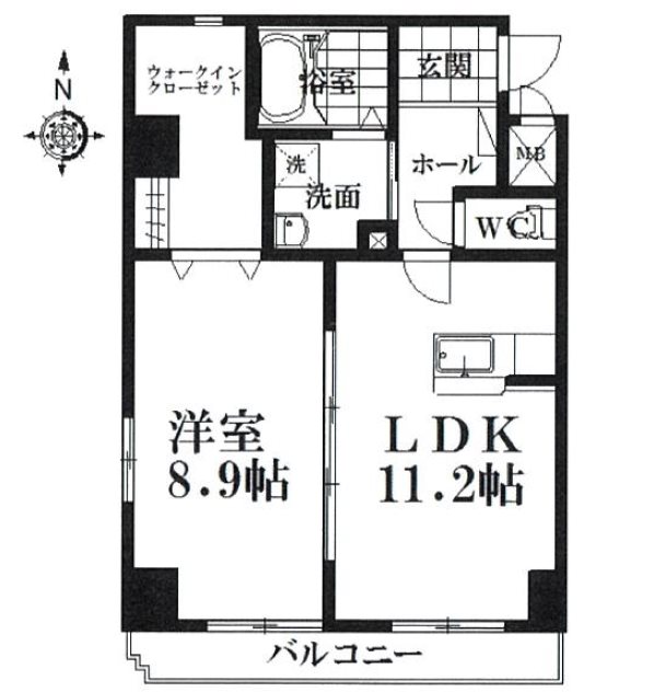 コンフォート常盤 間取り図
