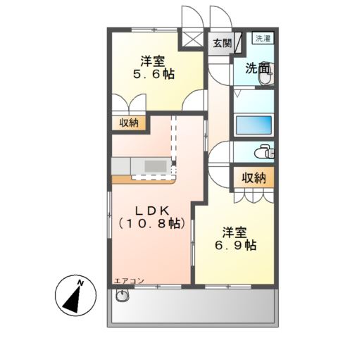 アリビオ 間取り図