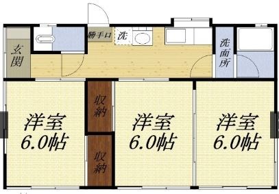 安間様貸家 間取り