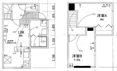 テラスハウス高山 A-1号室 間取り