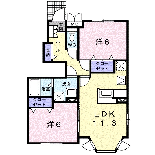 カームリーヒル 間取り図