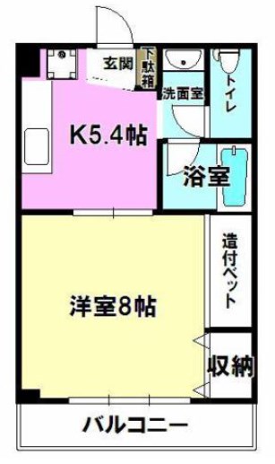 コーポユトリロ 間取り図