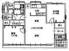 ヴィラ・パストラル 間取り図