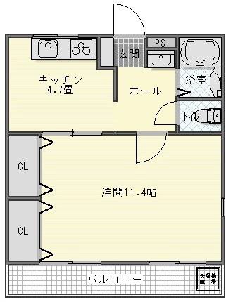 クラストA 202号室 間取り