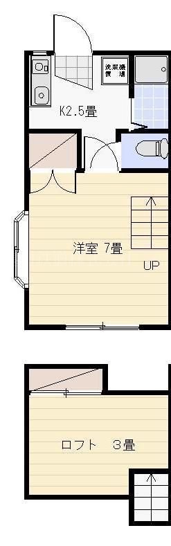 ハイツヒルストンA 間取り図