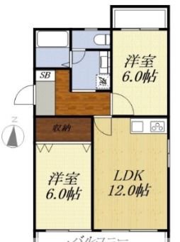 ベストA  301号室 間取り