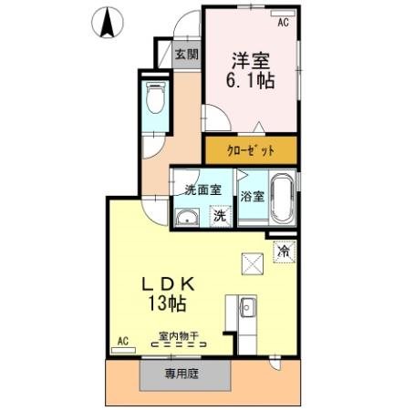 セジュールSENGEN 間取り図
