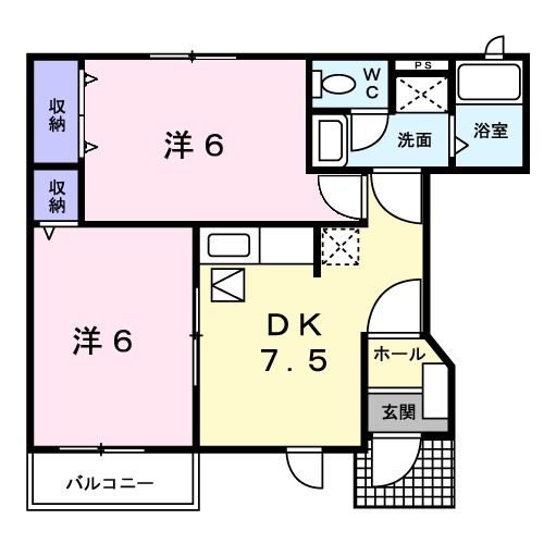 プロスパーⅠ 間取り図