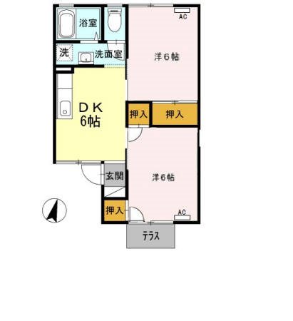 ノースポール田町 間取り図