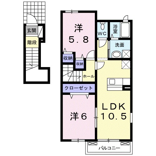 ヴァリエンテ 間取り図