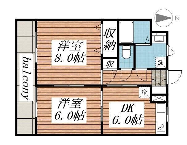 リアライズ掛川Ⅱ 間取り図