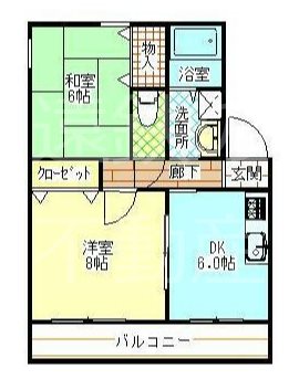 アルマーレ A201号室 間取り