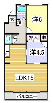 ルグラン嶋津 間取り図