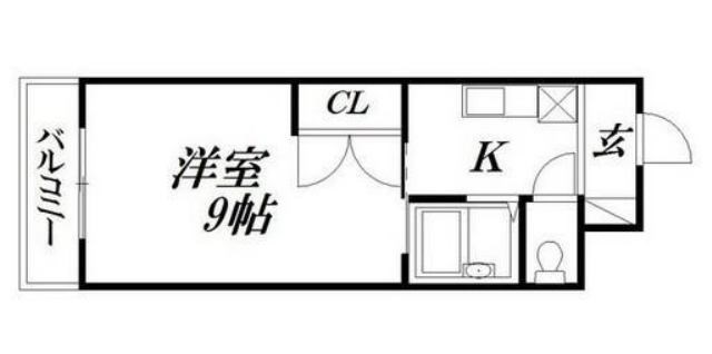 Avenue布橋 405号室 間取り