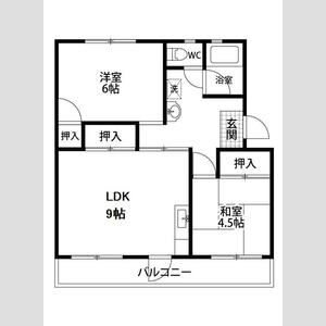 マンション佐鳴台 間取り図