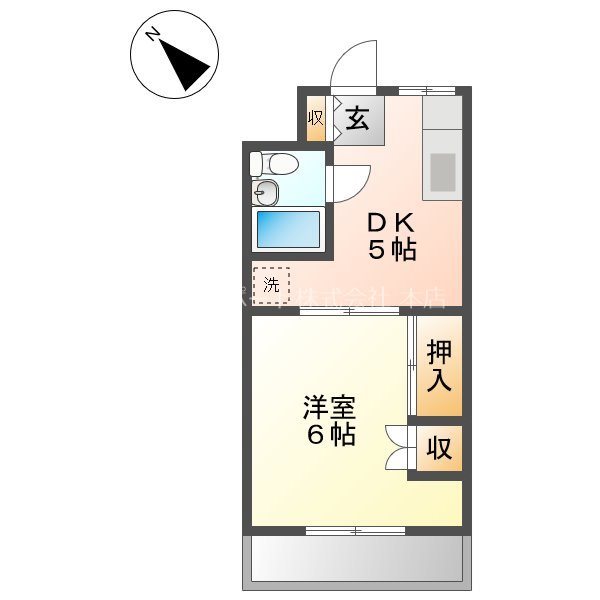 ハイツサンローズ 間取り図