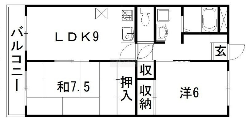 ハーモニー和合Ⅰ 間取り