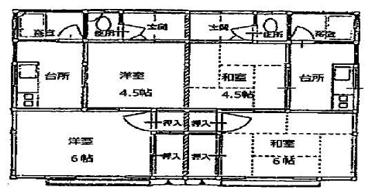 パークヒル 101号室 間取り