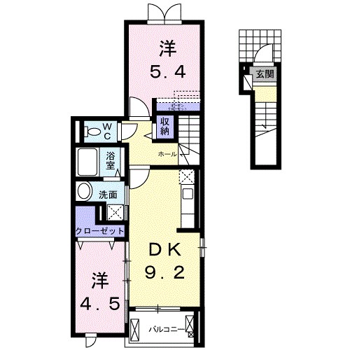 セレノカーサ 間取り図