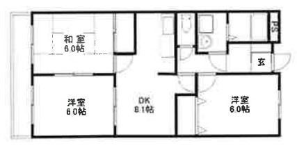 ハイタウンルーブル 間取り図