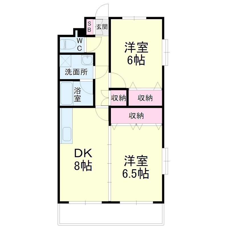 メゾンマスカット 間取り図