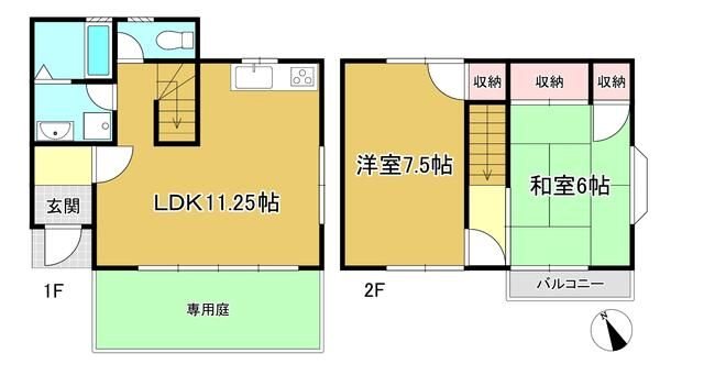 テラスハウス鈴木 間取り図