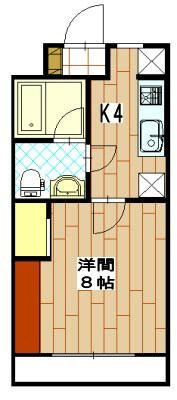 グリーンハイツ楊子Ⅱ 間取り図