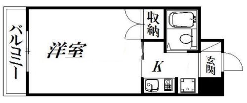 グランメゾン芙蓉 505号室 間取り